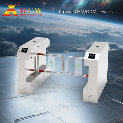 Automatic Speed Access Control Turnstile Gate RS485 Interface 510mm Width