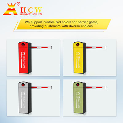 HCW RFID Automatic Car Park Barrier System IP55 Electric Barrier Gate