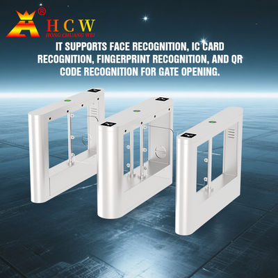 304 Stainless Steel Swing Gates for Pedestrian Access in Office Buildings, with IP42 Protection Rating