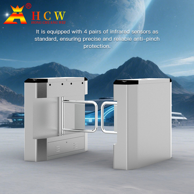 Full-Automatic Pedestrian Channel Fast Swing Gate with Face Recognition Support (OEM/ODM Available)