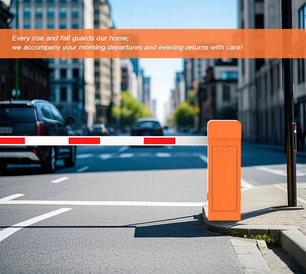 HCW Robust Parking Barrier Gate with 1-6 Meters Arm Length and 3-6S Adjustable Speed for Extreme Conditions