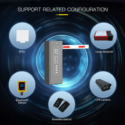 HCW Parking Barrier Gate with 150W Motor Power for Fast Lifting Speed and Stable Barrier Movement