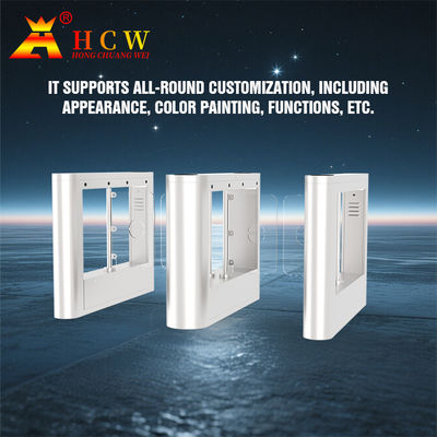 HCW IP54 ফেস রিকগনিশন টার্নস্টাইল গেট সুইং ব্যারিয়ার পথচারী নিয়ন্ত্রণের জন্য