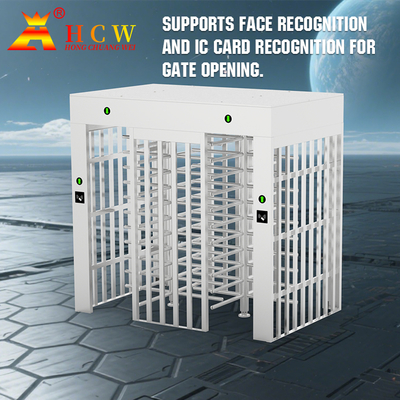 AC220-240V সম্পূর্ণ উচ্চতার নিরাপত্তা টার্নস্টাইল বা কোড ঘূর্ণায়মান প্রবেশদ্বার
