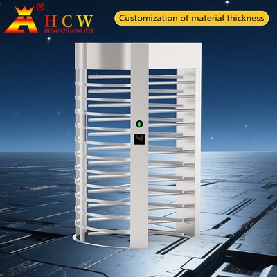Semi-Automatic Full-Height Turnstile for Construction Sites with Face Recognition Support