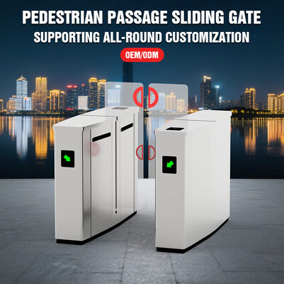 Durable and Corrosion Resistant Barrier Turnstile Gate with One-Way or Two-Way Passage for Secure Access Control