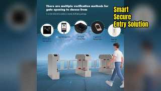 স্মার্ট অ্যাক্সেস কন্ট্রোল টার্নস্টাইল নিরাপদ এন্ট্রি